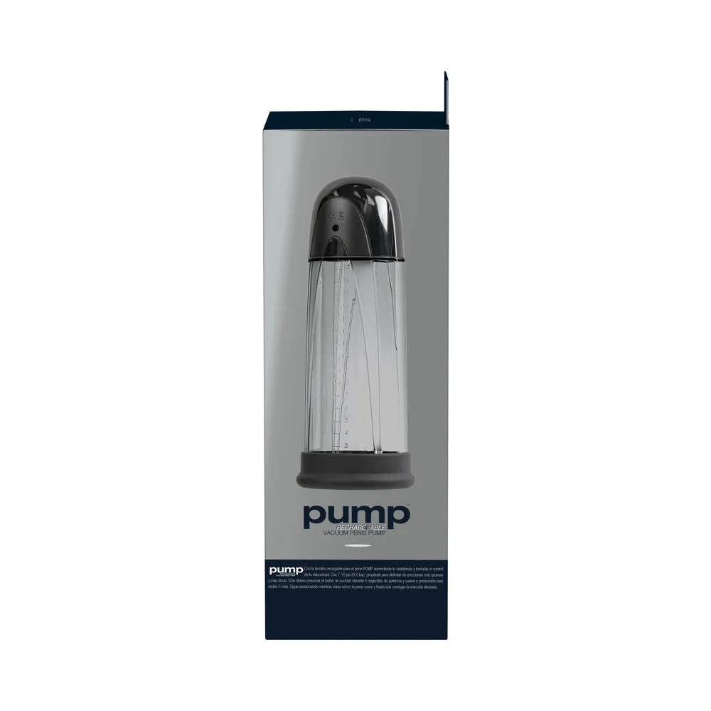 Pump Rechargeable Vacuum Penis Pump Black