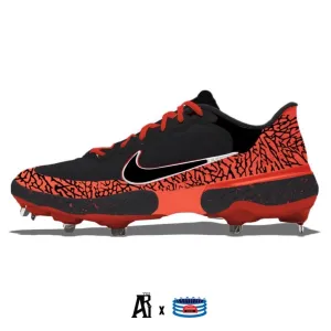 "Orange Elephant" Nike Alpha Huarache Elite 3 Low Cleats