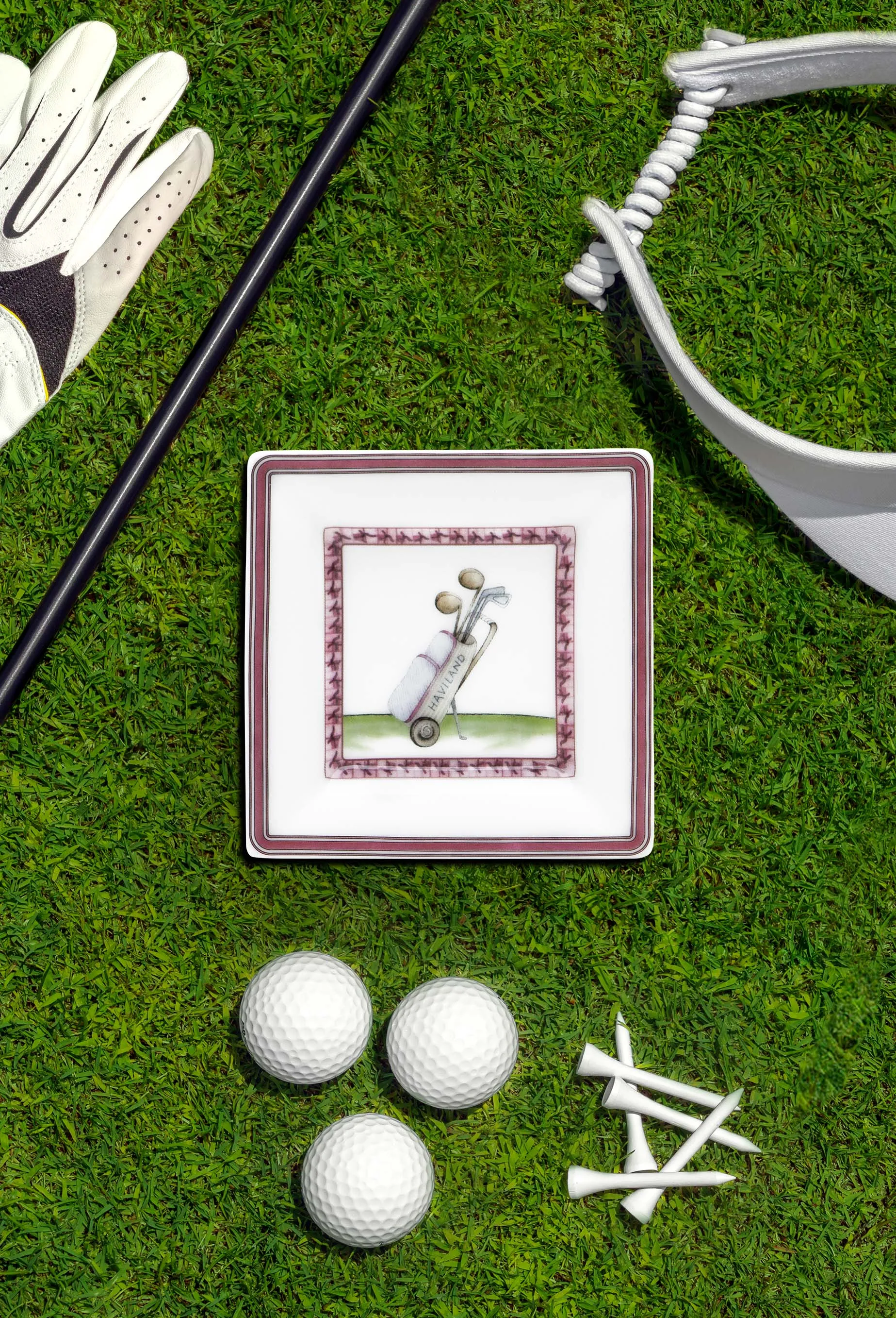 Set of 1 Small Tray Les Weekends de Mademoiselle GOLF