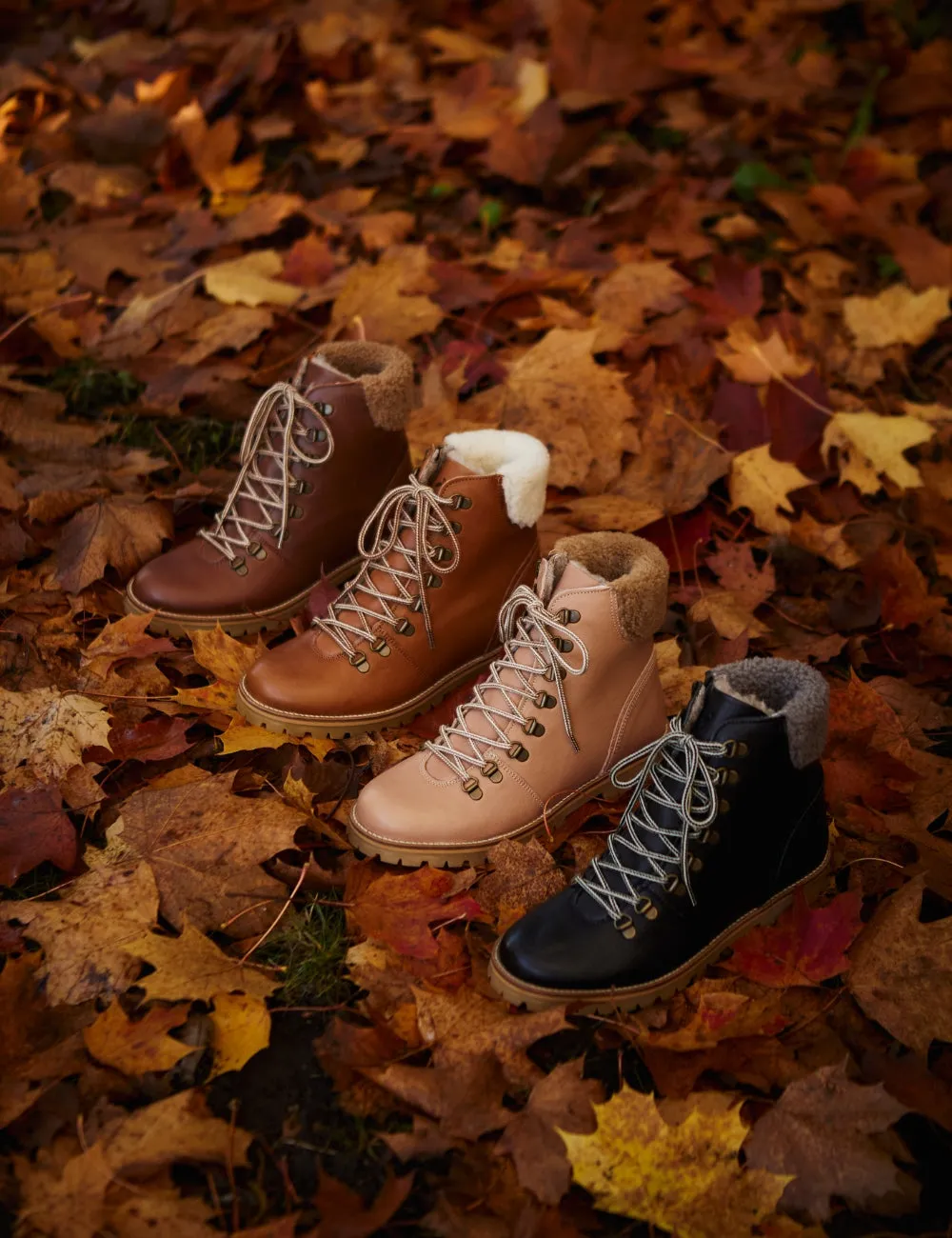 Shearling Winter Boot Women - Cognac