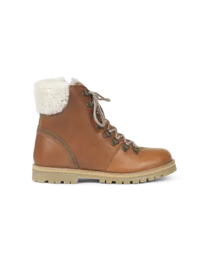 Shearling Winter Boot Women - Cognac