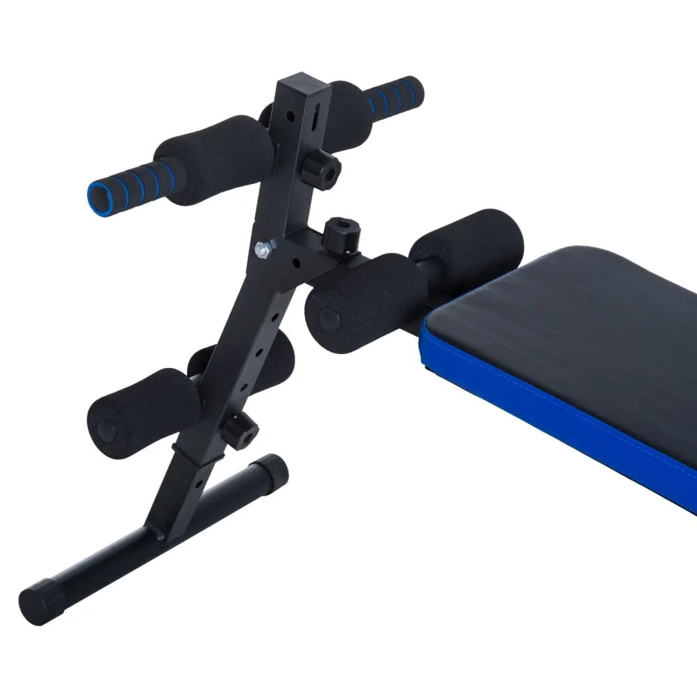 Sit-up Workout Bench, Steel-Black/Blue