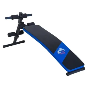 Sit-up Workout Bench, Steel-Black/Blue