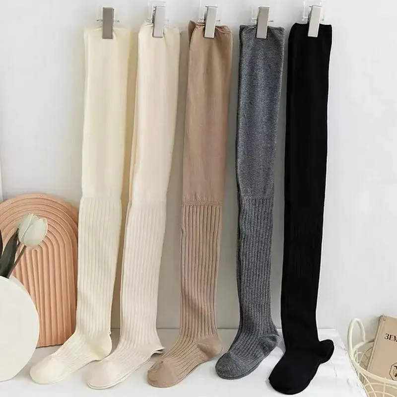 Slouchy Thigh High Socks