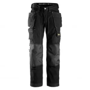 Snickers&#x20;3223&#x20;Floorlayer&#x20;Work&#x20;Trousers&#x20;with&#x20;Holster&#x20;Pockets&#x20;Rip&#x20;Stop&#x20;-&#x20;Black