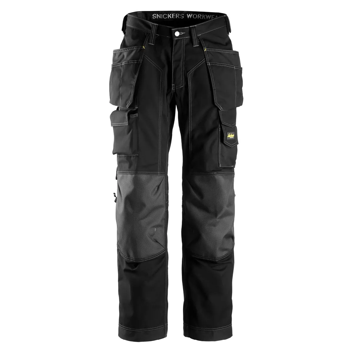 Snickers&#x20;3223&#x20;Floorlayer&#x20;Work&#x20;Trousers&#x20;with&#x20;Holster&#x20;Pockets&#x20;Rip&#x20;Stop&#x20;-&#x20;Black