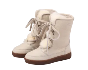 Sonny Boots | Cream Betting Leather