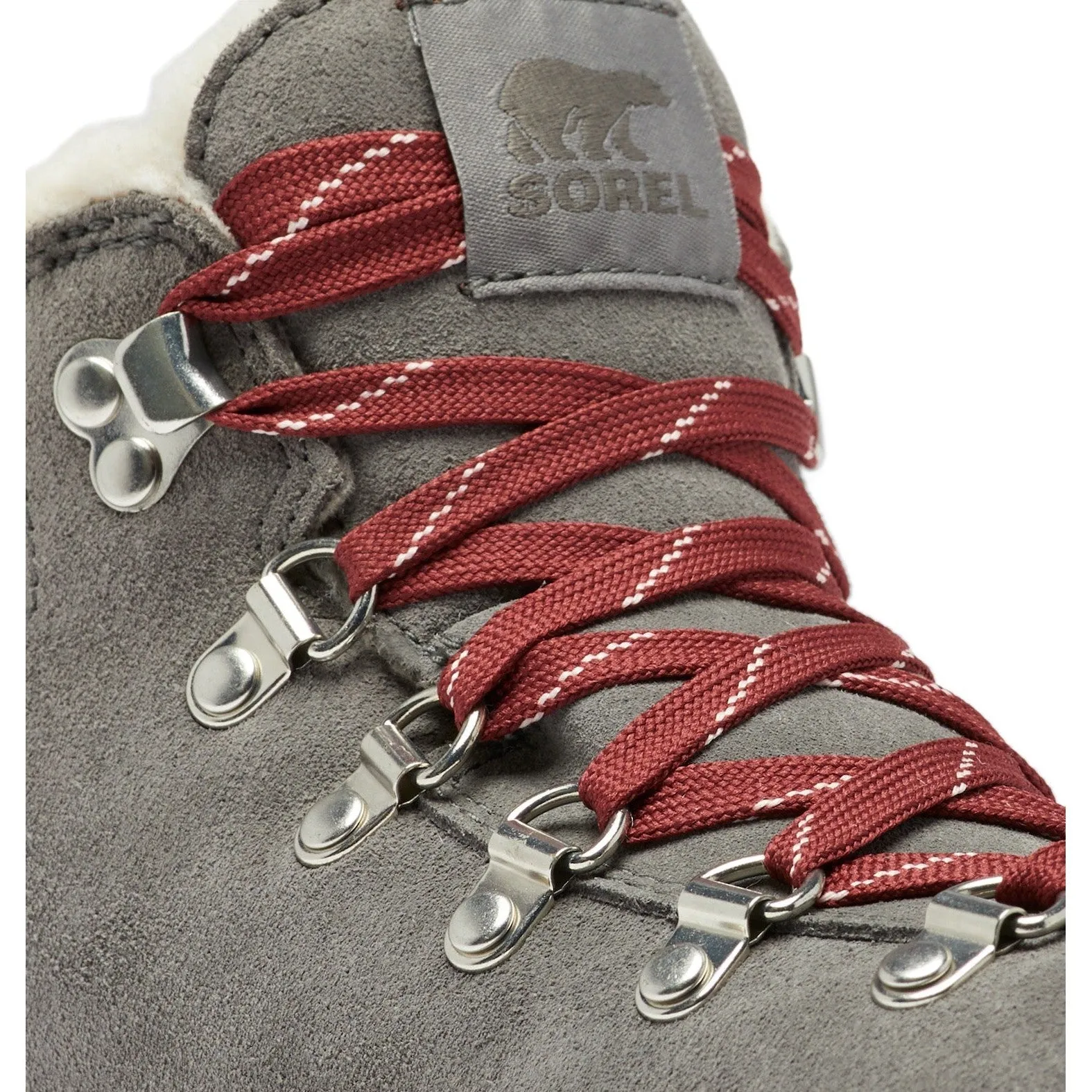 Sorel Out N About™ Iii Conquest 053 Ladies Quarry & Grill Suede Waterproof Lace Up Ankle Boots