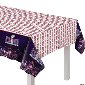 Super Bowl 58 Plastic 54 x 96in Table Cover 1ct