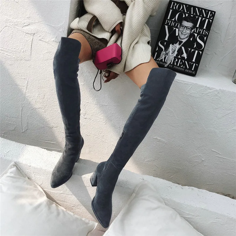 Sutton Handmade Stretch over the Knee Boots