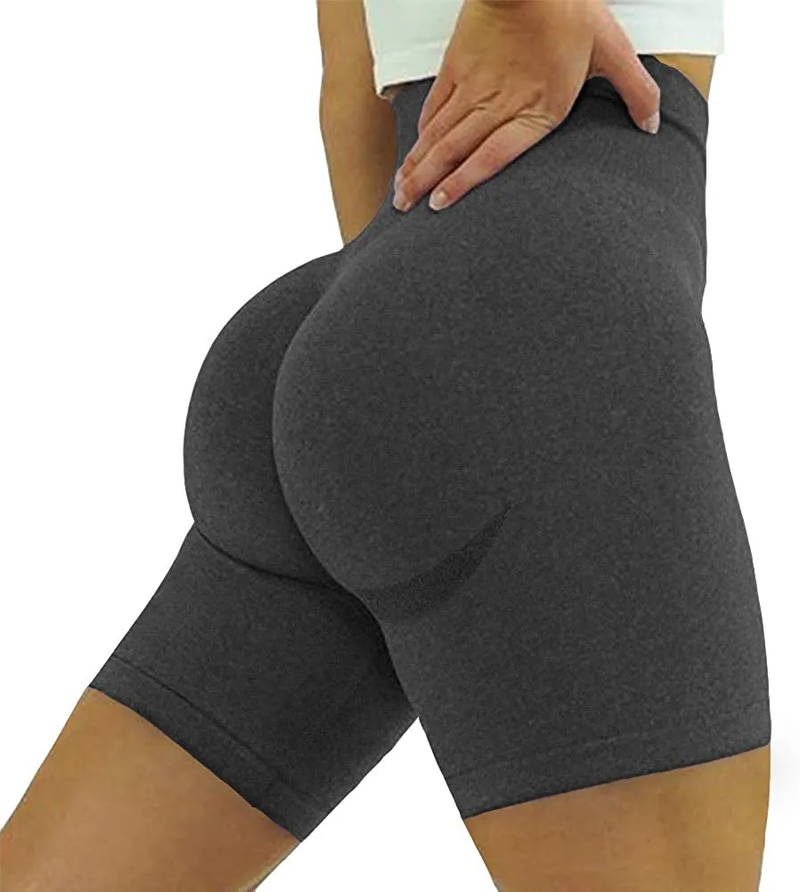 SZKANI Womens Ruched Butt Lifting High Waisted Yoga Pants Tummy Control Workout Leggings Textured Tights