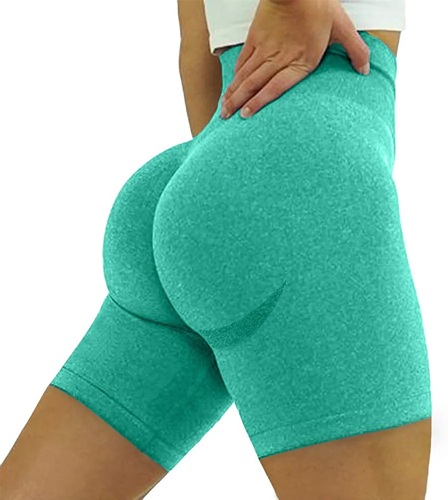 SZKANI Womens Ruched Butt Lifting High Waisted Yoga Pants Tummy Control Workout Leggings Textured Tights