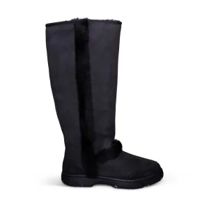 UGG Sunburst Extra Tall Black Boots - Women's