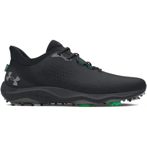 Under Armour Drive Pro Spiked Waterproof Shoes Wide - Black/Black/Metallic Gun