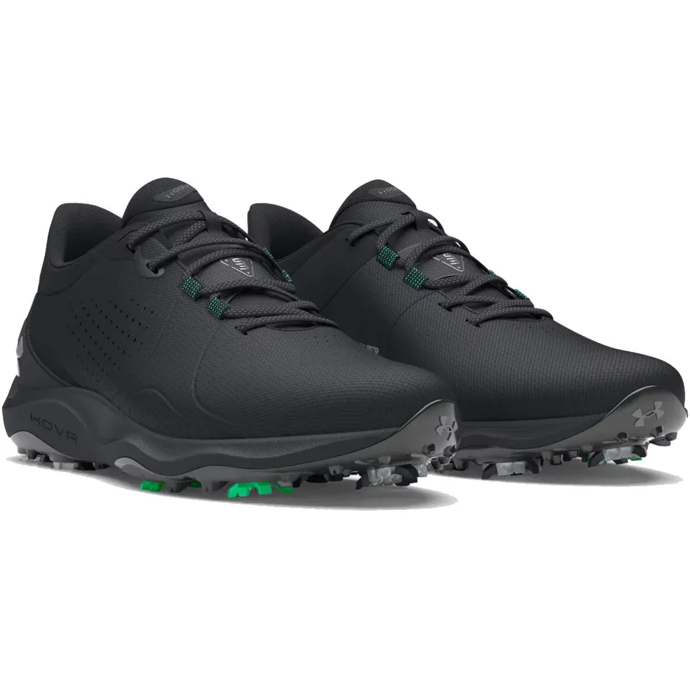 Under Armour Drive Pro Spiked Waterproof Shoes Wide - Black/Black/Metallic Gun