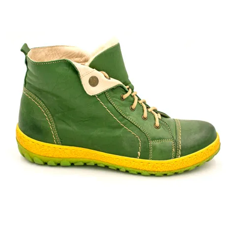 V-Italia Heel Packer Shearling High (Women) - Packer Green