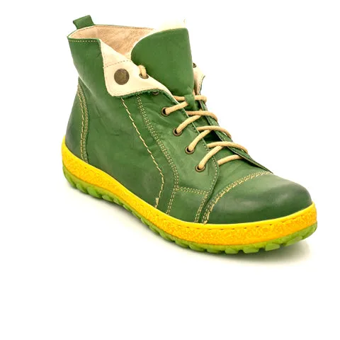 V-Italia Heel Packer Shearling High (Women) - Packer Green