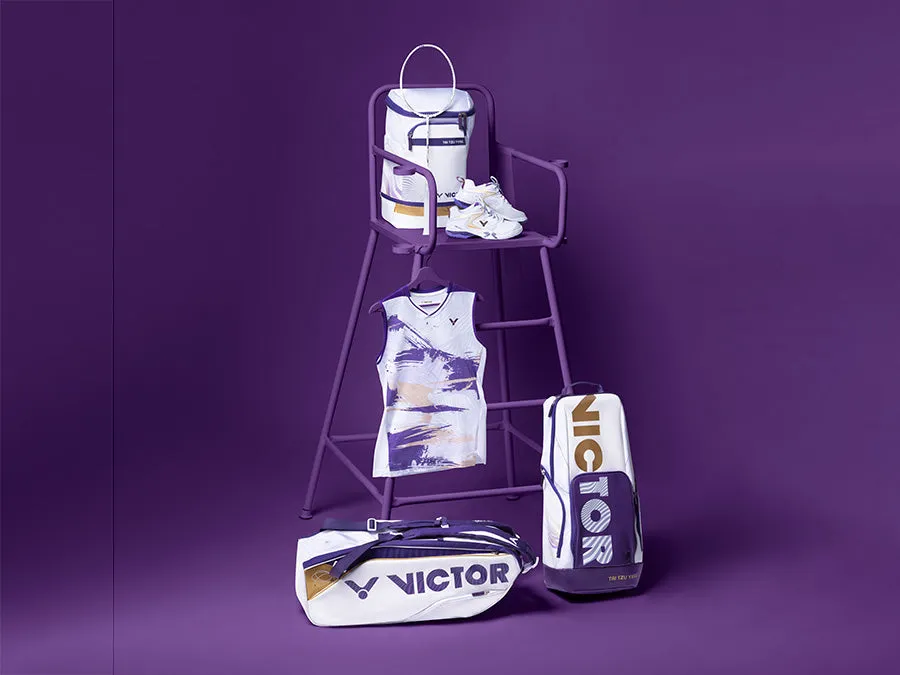 Victor BR9213TTY AJ Tai Tzu Ying Bright White/Medium Purple Racket Bag