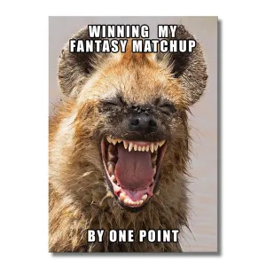 Winning By One Point - Metal Wall Art