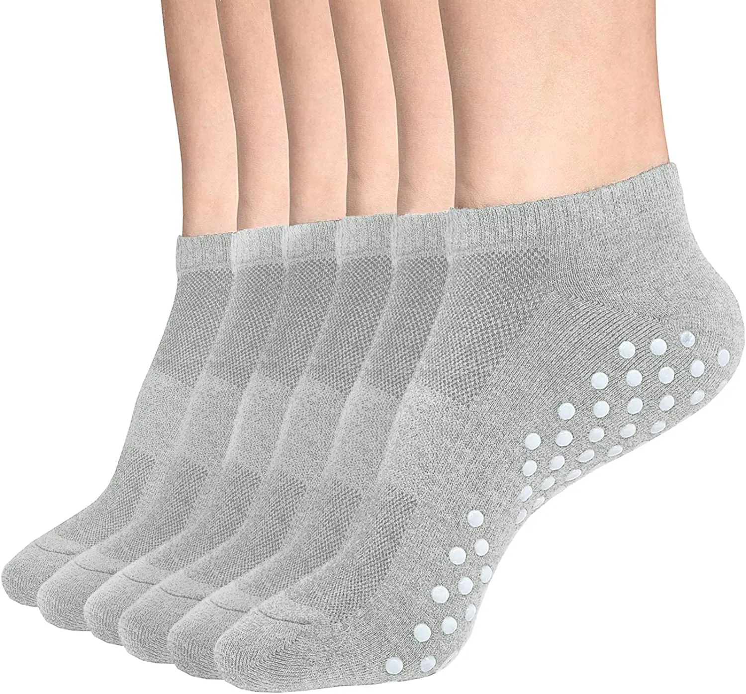 Womens & Mens Low Cut Socks,DIBAOLONG 6-Pair Ankle No Show Athletic Short Cotton Socks