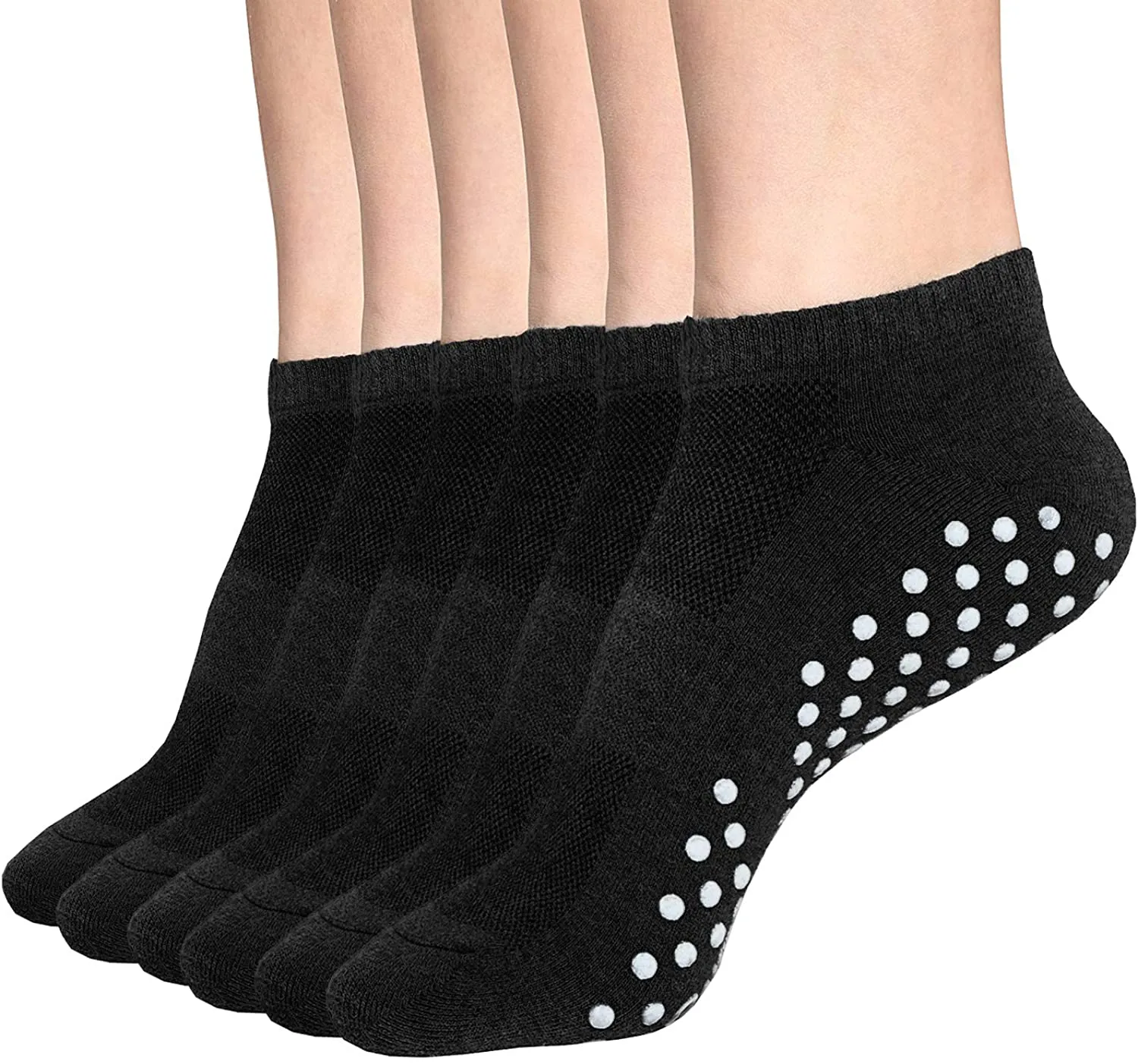 Womens & Mens Low Cut Socks,DIBAOLONG 6-Pair Ankle No Show Athletic Short Cotton Socks