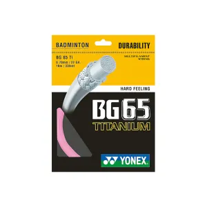 Yonex BG65 Titanium Pack - Pink