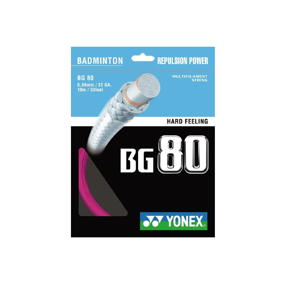 Yonex BG80 10M - Neon Pink