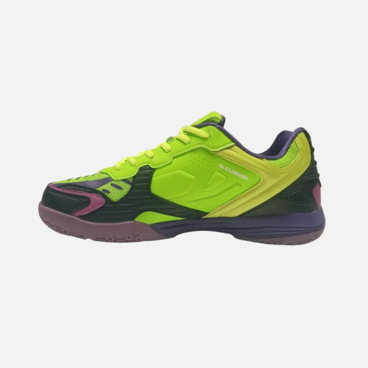 Yonex Mens Dual Badminton Shoes -Maritime blue/Neon Line/Electric Purple