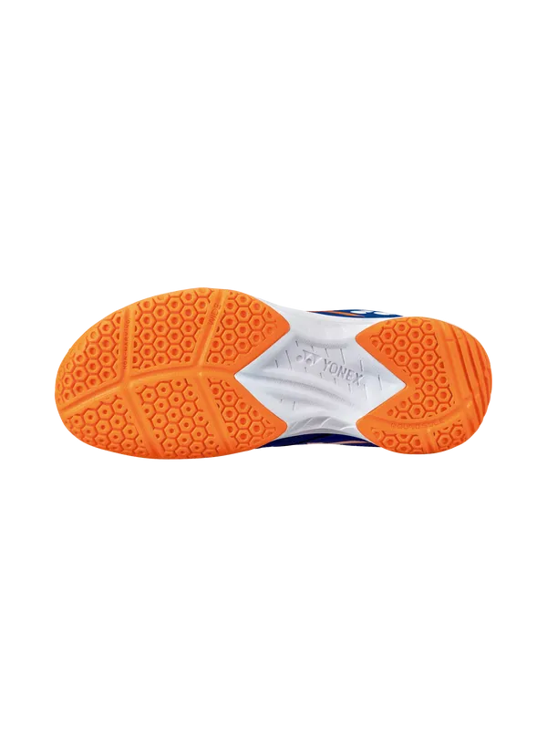 Yonex Power Cushion 39 Wide Badminton Shoes (Blue/Orange)