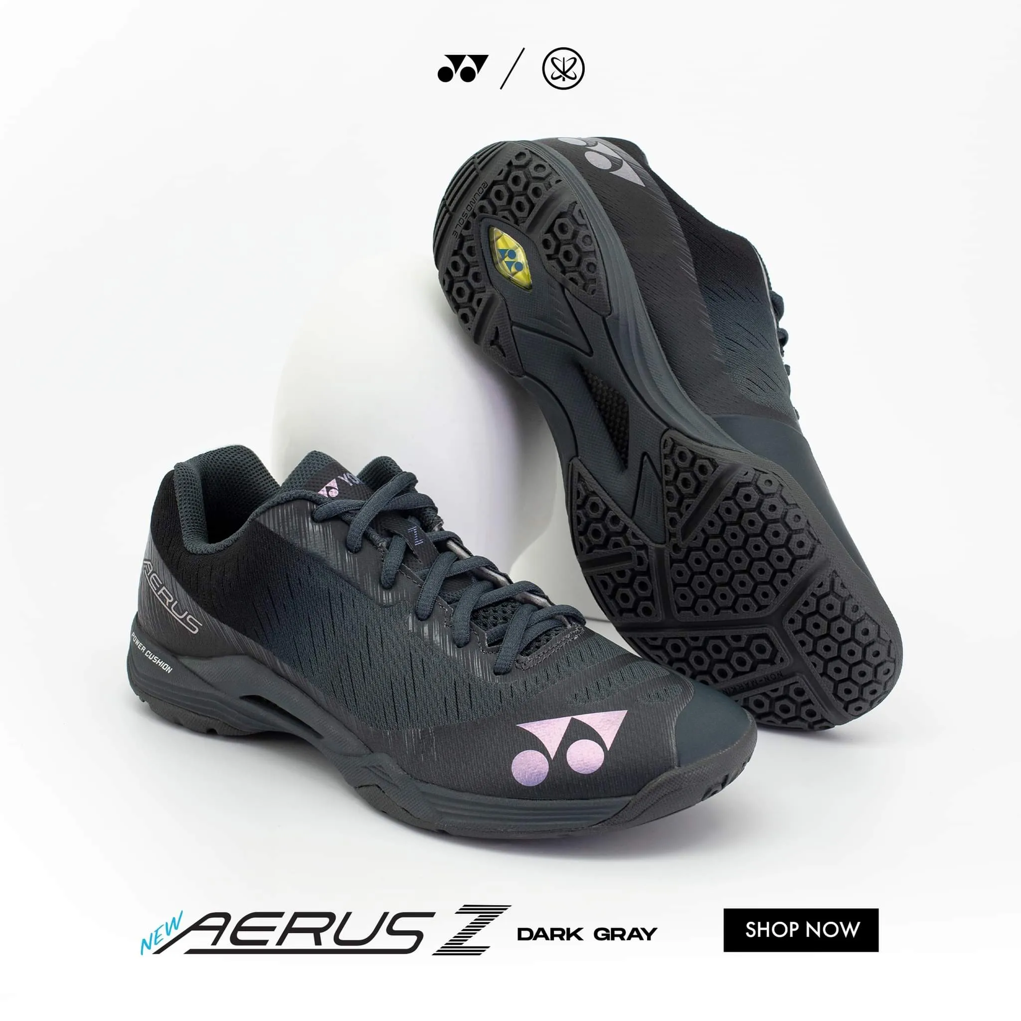 YONEX Power Cushion [AERUS Z Dark Grey] Court Shoes