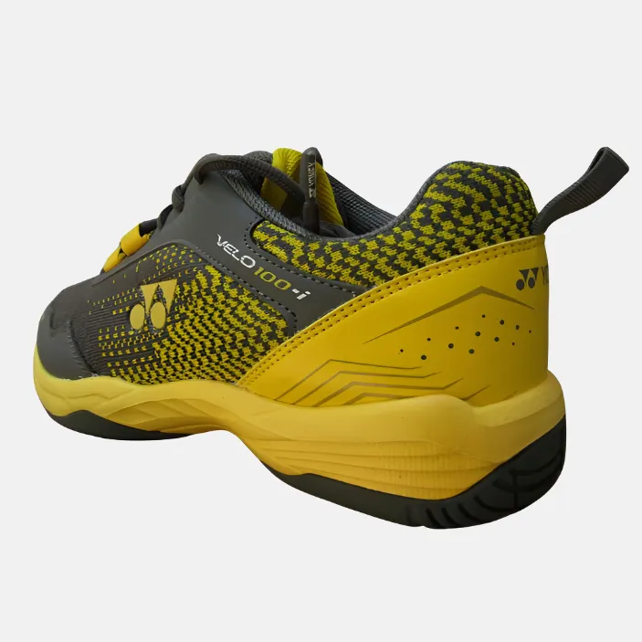 Yonex Vole 100 I Men's Badminton Shoes -Steel Gray/Honey Mustard