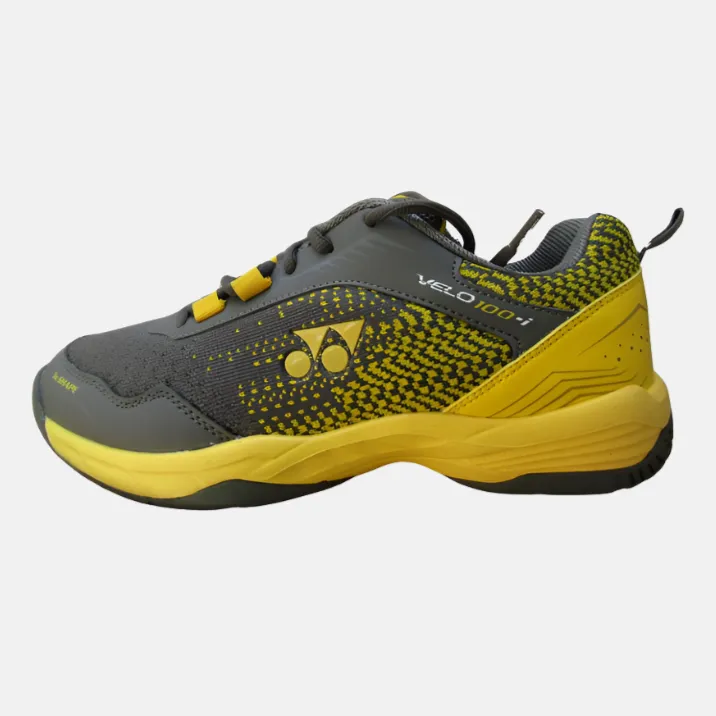 Yonex Vole 100 I Men's Badminton Shoes -Steel Gray/Honey Mustard